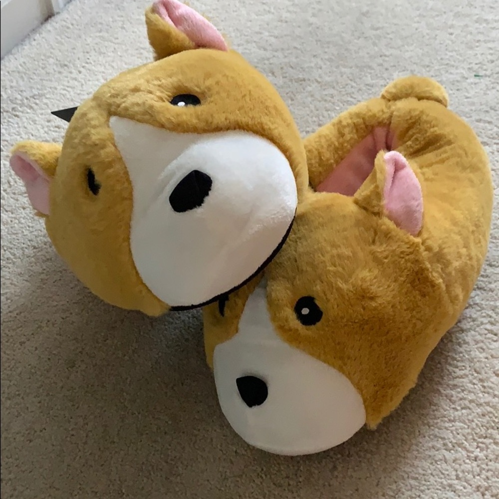 Forever 21 CORGI slippers NWT
